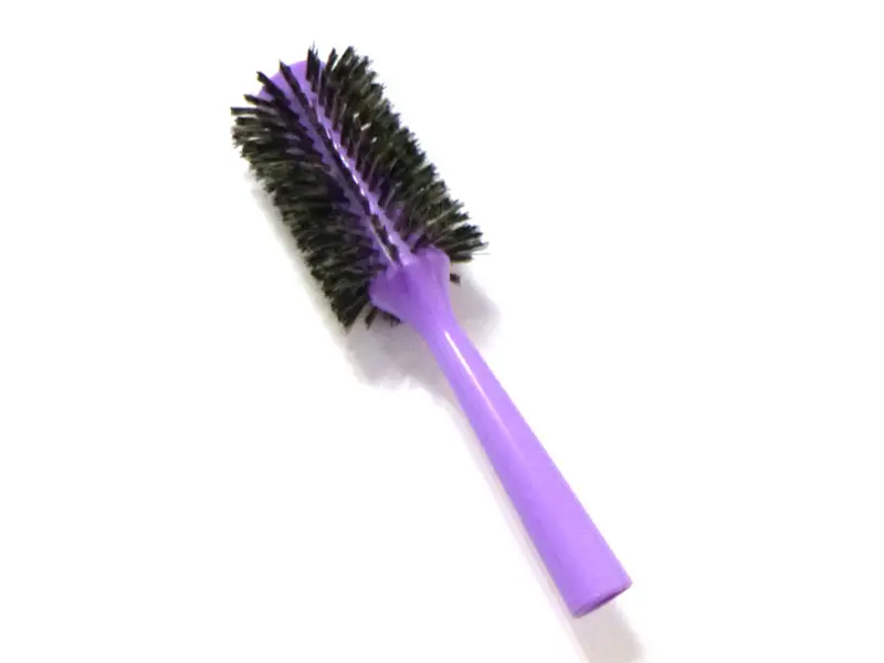Brosse à cheveux Lg avec poignée en plastique pour sèche-linge