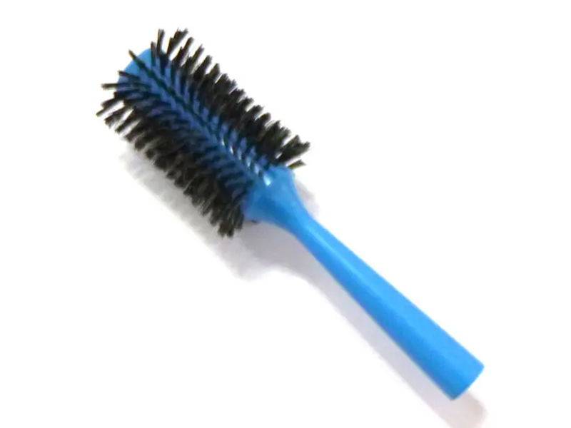 Brosse à cheveux Lg avec poignée en plastique pour sèche-linge