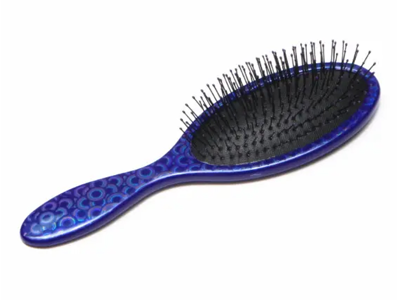 Brosse démêlante ovale brillante imprimée fantaisie