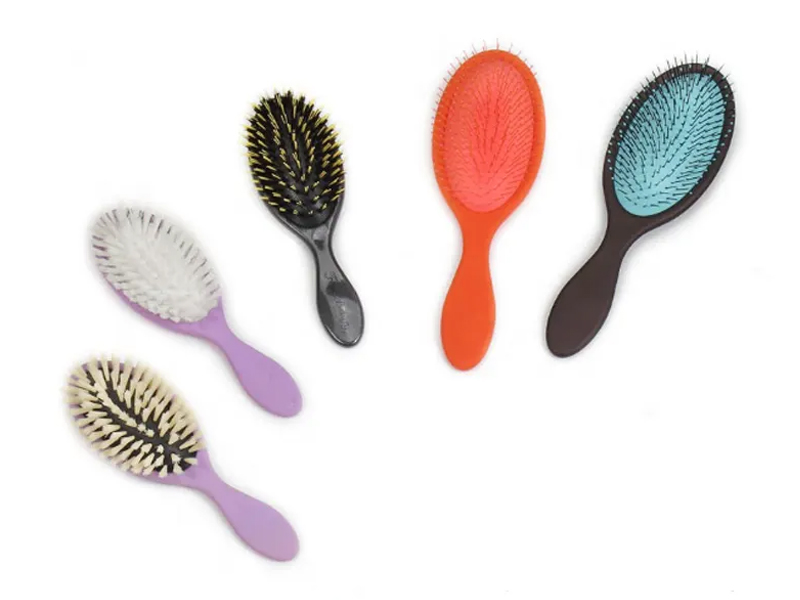 Brosse à cheveux démêlante ovale en plastique ABS