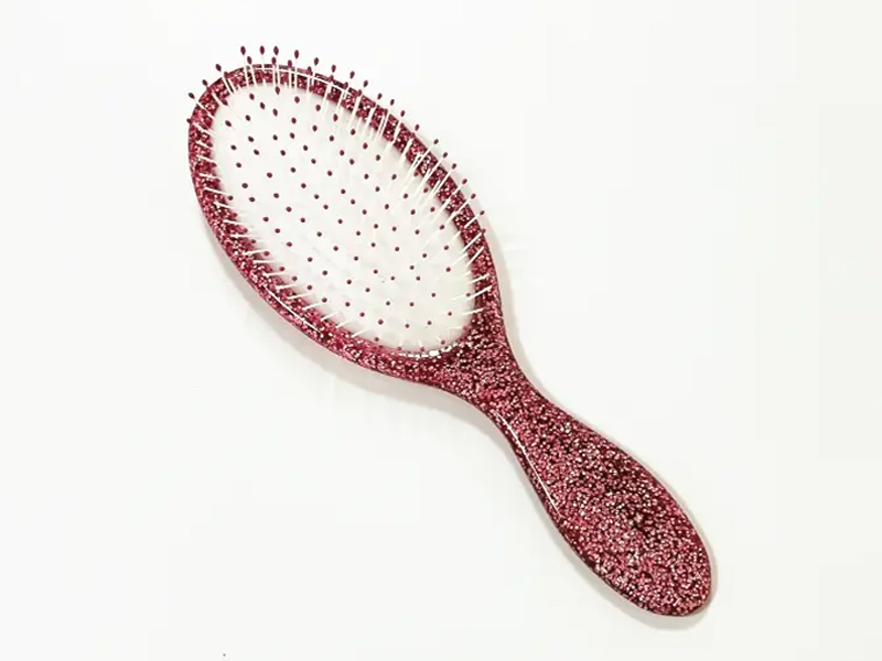 Brosse à cheveux à coussin démêlant à paillettes