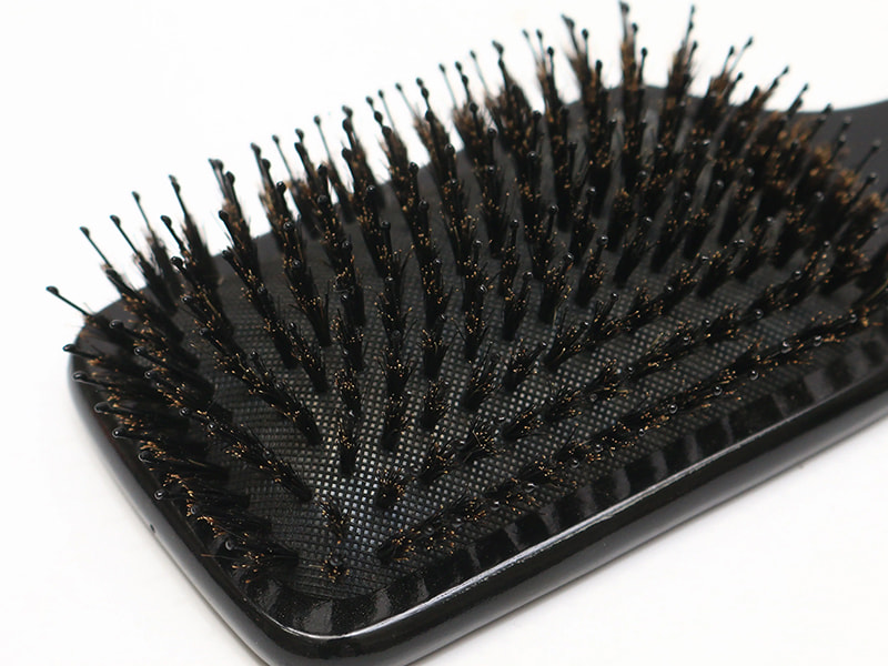 Brosse démêlante en bambou en bois naturel