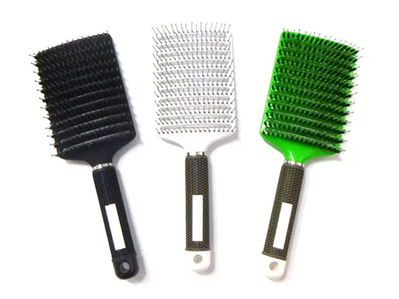 Brosse à cheveux démêlante en plastique
